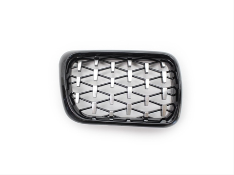 BMW 3 SERISI E36 1997-1999 IÇIN UYUMLU DIAMOND PANJUR (BÖBREK) PIANO BLACK ÇERÇEVE